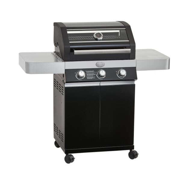 RÖSLE Gasgrill BBQ-Station VIDERO G3 Pure inkl. Wetterschutzhülle